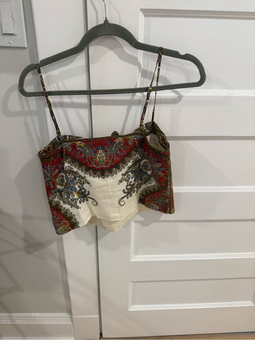 Veronica Beard Rhea printed linen shirt - Picture 6 of 6